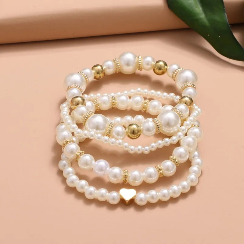 Beautiful and Versatile Pearl Bracelet Set