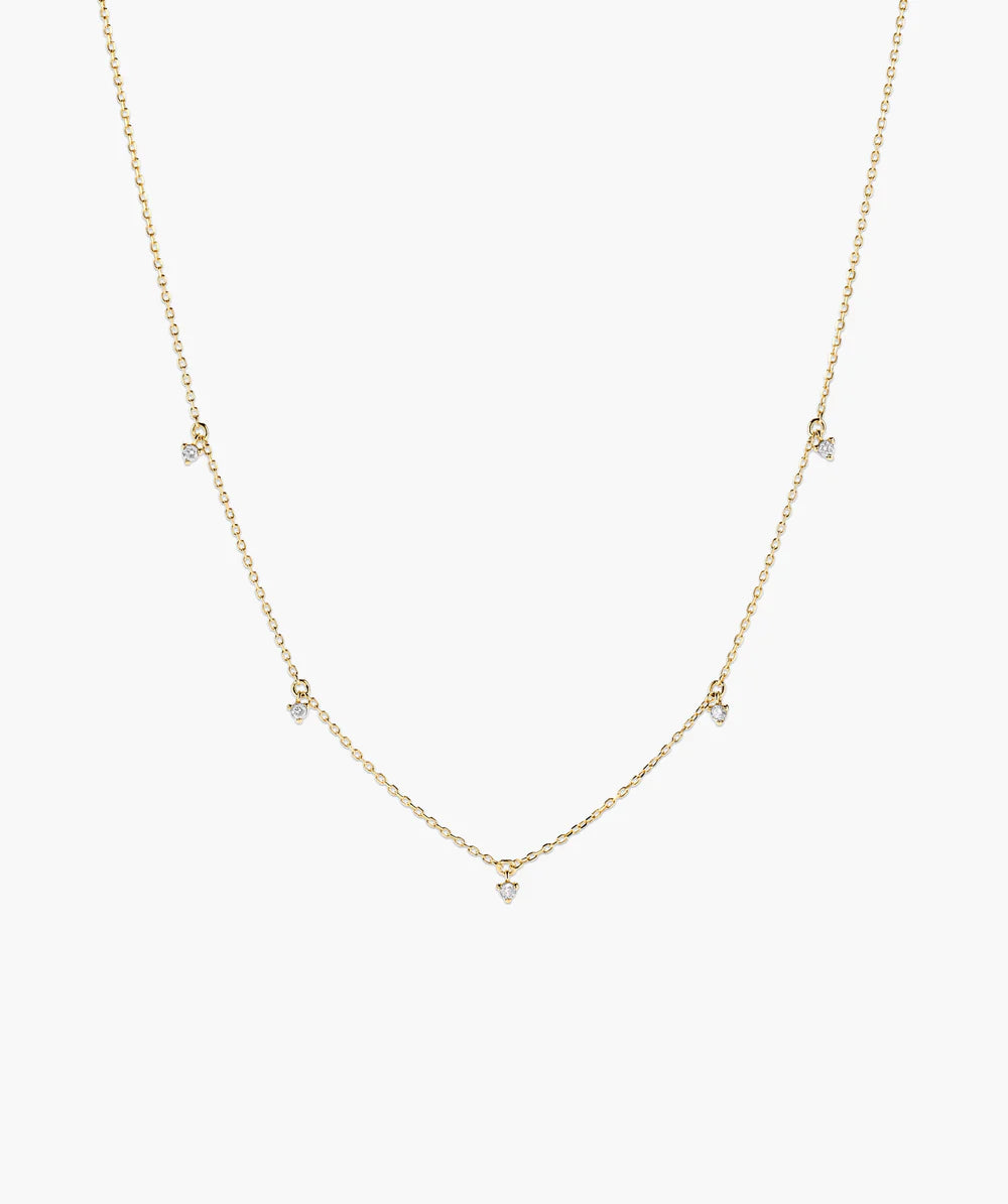 Multi Station Diamond Necklace  0.0