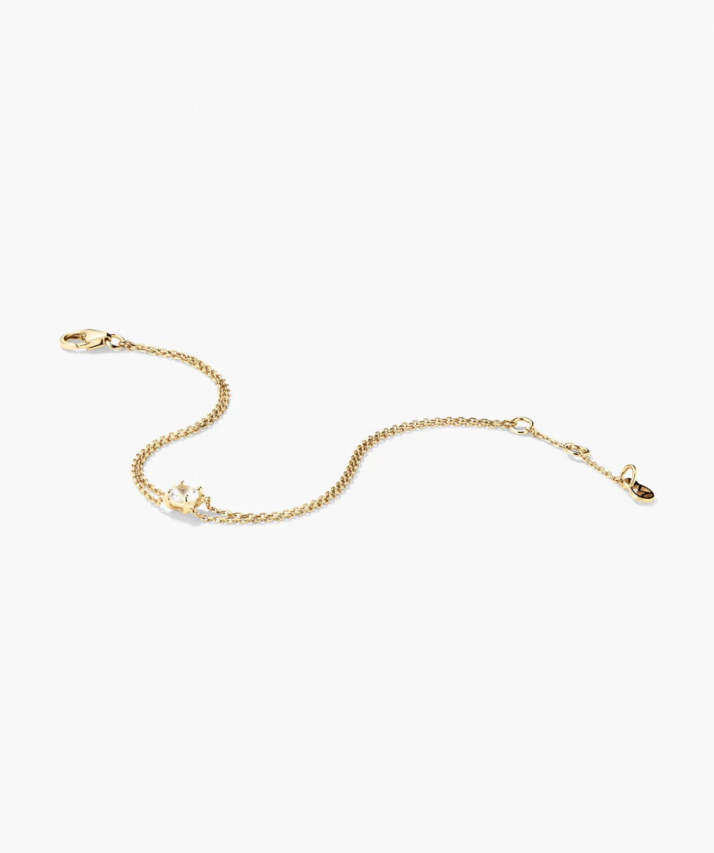 Round Lab Grown Sapphire Bracelet