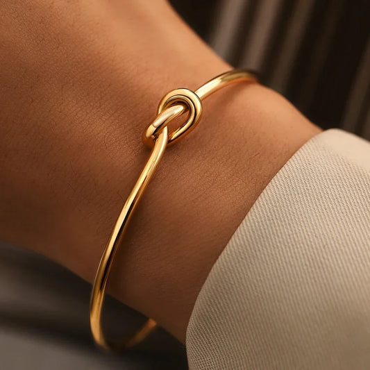 Vintage Twist Steel Bracelet