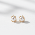 Dainty Pearl Stud Earrings