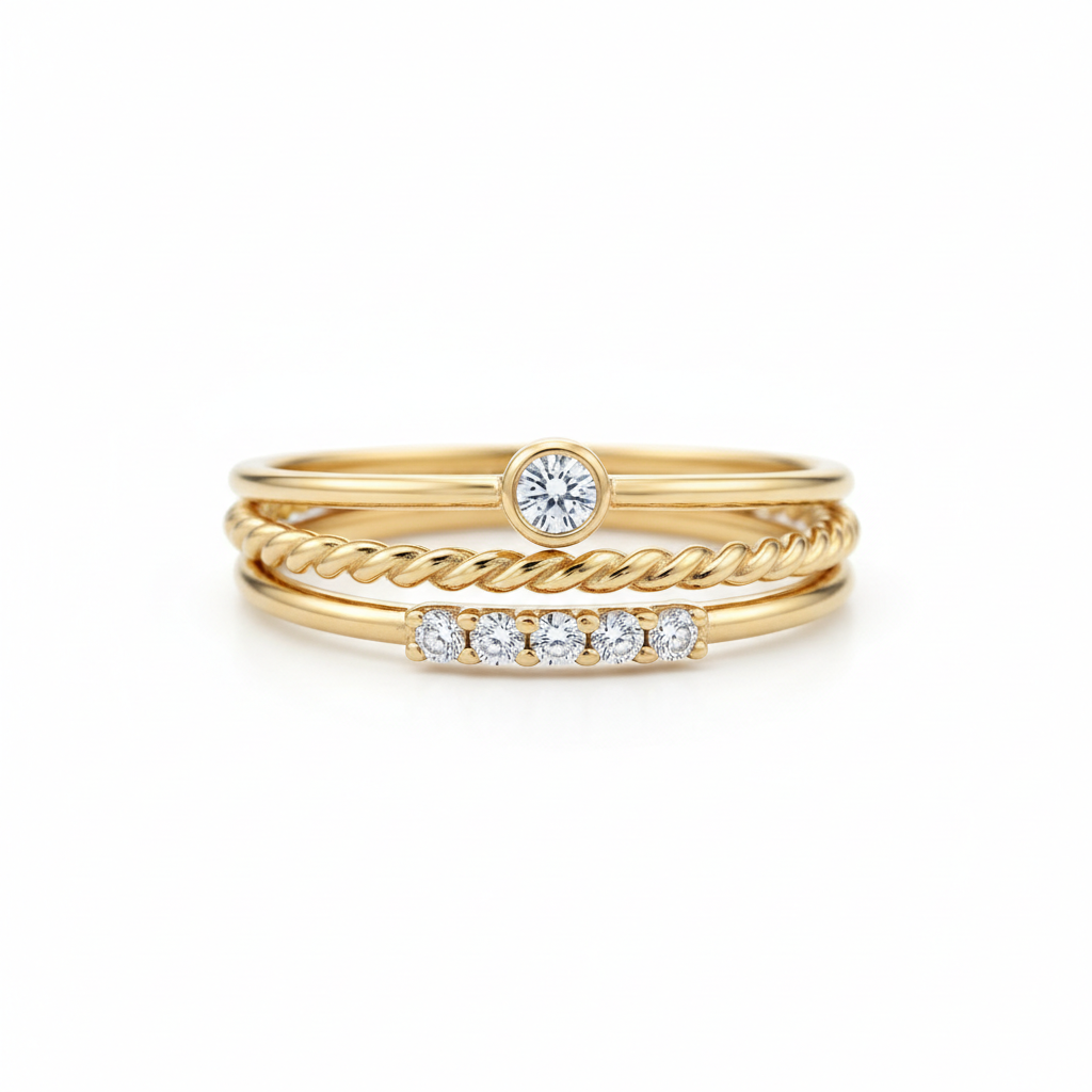 Crystal Stackable Ring