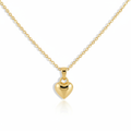 Gold Heart Pendant Necklace
